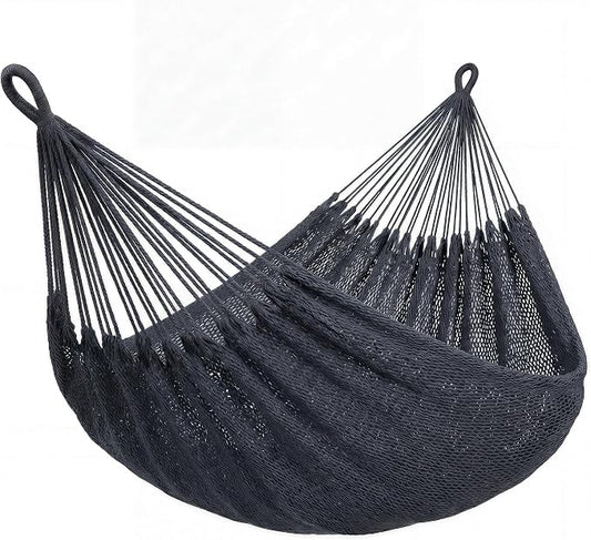 SUNCREAT Hammocks Outdoor Hammock Swing, Extra Large Hammock Heavy Duty, Gray