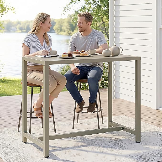 Wisteria Lane Outdoor Prep Table, Aluminum Modular Outdoor Kitchen Grill Table, All Weather Kitchen Island with Ample Storage & Food Preparation Space for Patio BBQ, Backyard, Porch
