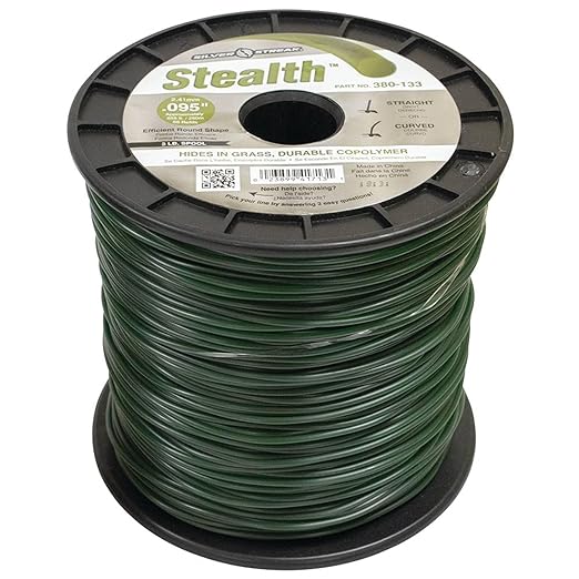 Silver Streak Stealth Trimmer Line, .095 3 lb. Spool, ea, 1