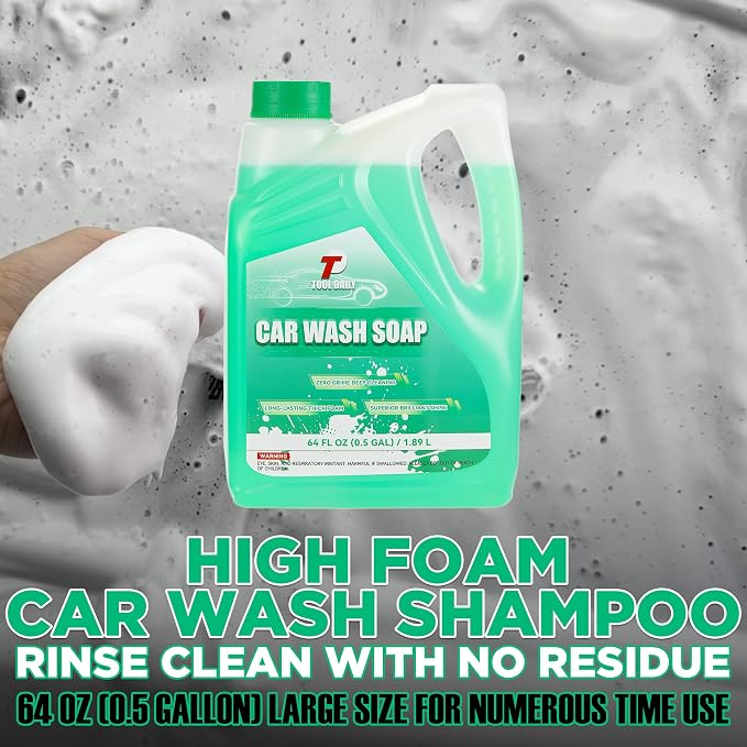 Tool Daily Foam Cannon for Pressure Washer with Car Wash Soap, Adjustable Snow Foam Lance, Additional Orifice Nozzle 1.1mm, 1/4" Quick Connect