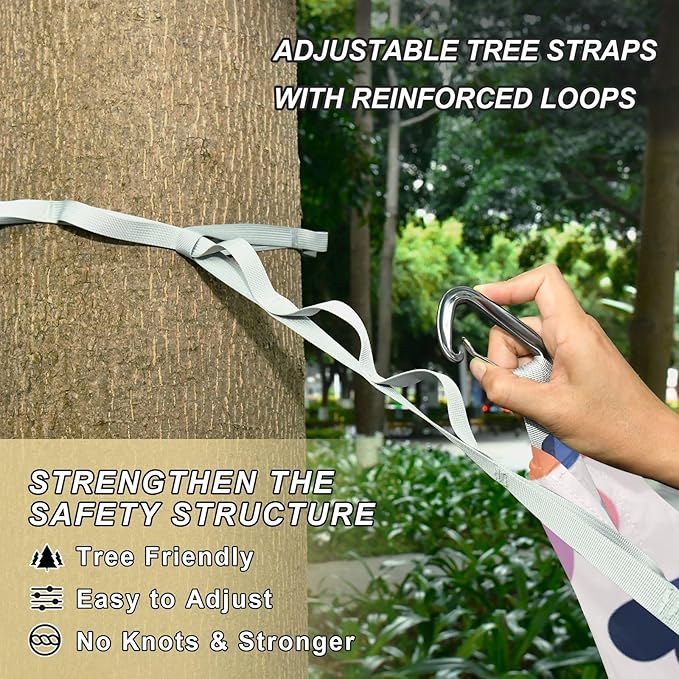Small Crushed Flower 330lb Capacity Outdoor Hammocks with Tree Straps Fabric Hammock for Camping & Hiking Essential capas para la Lluvia