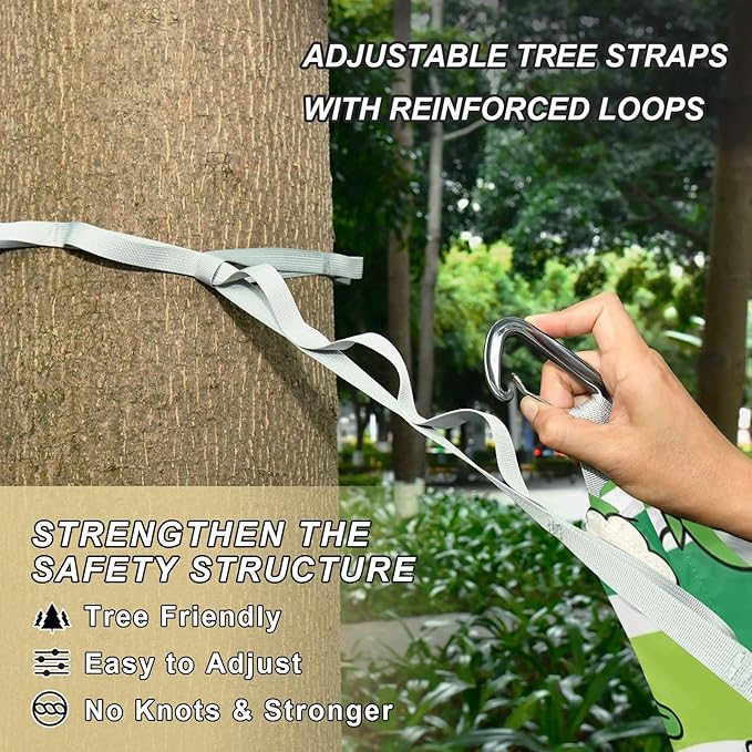 Hammocks for Outside St.Patricks Day Elements Camping Hammock Portable Hammocks with Tree Straps and Carry Bag Camping Accessories for Hiking Beach Outdoor
