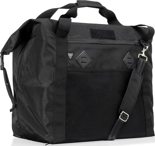 Xtreme Sight Line ~ G CUBƎ 100 Faraday Bag for Medium to Large Generators and Electronics ~ Protects Against EMP/CME/EMF/RF ~ Diamond Form Faraday Interior ~ 1680D Ballistic Nylon Exterior ~ Black