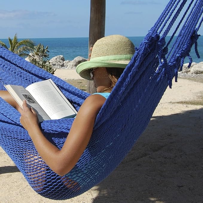 Double Mayan Hammock (Dark Blue)