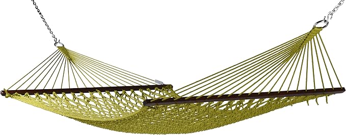 Rope Hammock and Tri Beam Stand (Olive Hammock and Black Stand)