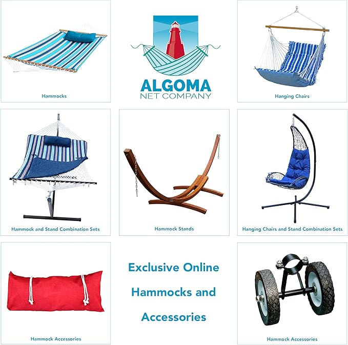 Quilted Hammock with Matching Pillow - 13 Feet in Length / 500 Lbs. Weight Capacity