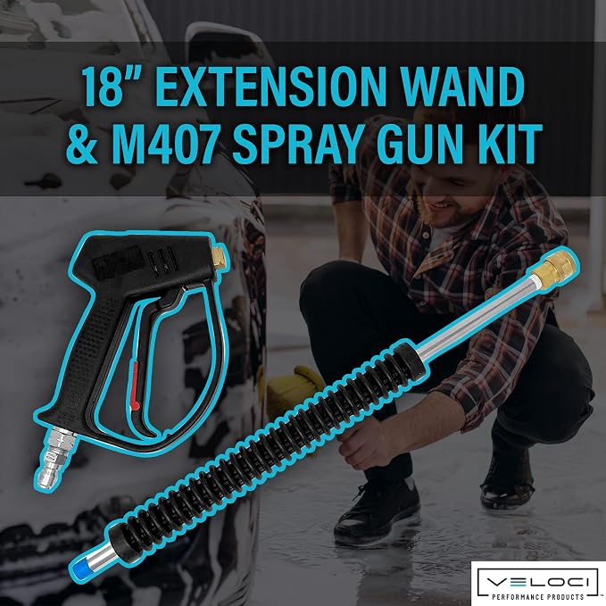 MTM Hydro M407 Trigger Gun and Wand for Pressure Washer Commercial Grade