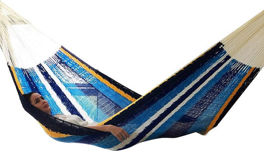Traditional Mayan Hammock -Cancun Hammock (Large) - Thick Nylon Thread