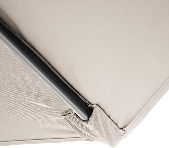 Furniture of America Pantera 9 ft Outdoor, Market Patio Umbrella