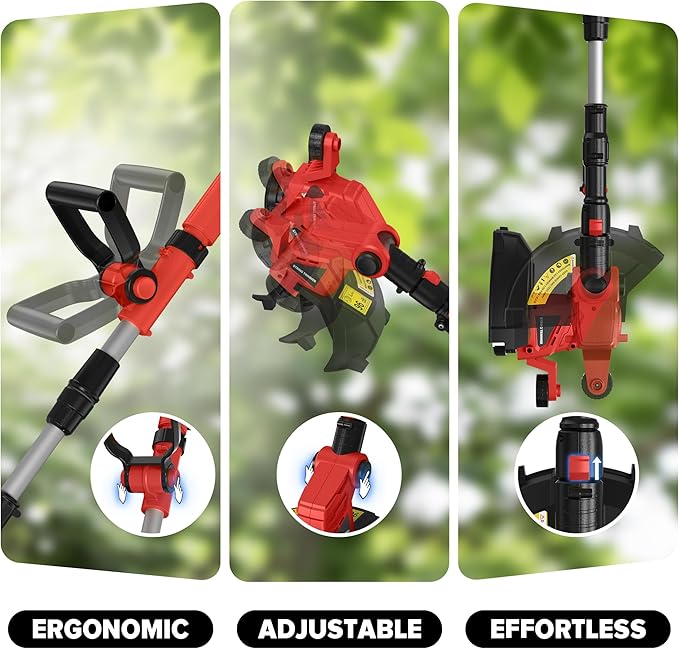 12" Electric Weed Wacker (No Battery) Compatible with Milwaukee18V Battery, Automatic Line Feed Weed Eater Battery Powered, Cordless String Trimmer with 4 Line Spools for Lawn, Garden