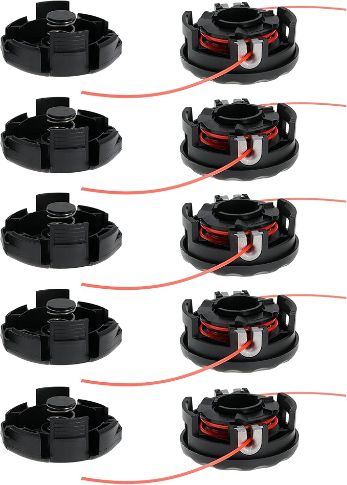 Trimmer Head for Echo Weed Eater PAS210 PAS211 PAS225 PAS230 for Echo Speed Feed 400 SRM210 SRM211 SRM225 SRM230 for SHINDAIWA C230 C242 C2510 5PCS
