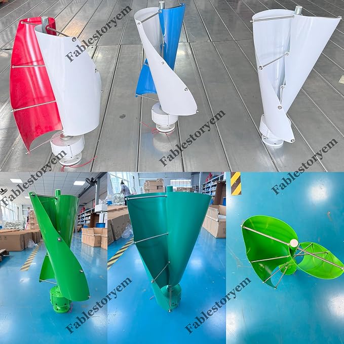 12000W Vertical Wind Power Turbine Generator Kit,12V/24V/48V Portable Maglev Wind Turbine Generator with Charge Controller for Boats Cabins Mobile Homes,A-24V