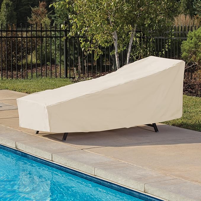 Backyard Basics - Patio Chaise Lounge Cover 07835BBGD (28"L x 76"W x 30"H)
