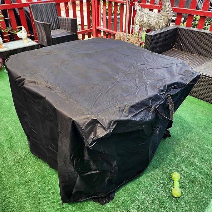 Outdoor Prep Table Cover 48''L x 30''W x 35''H,Heavy Duty Waterproof 600D Furniture Cover for Stainless Steel Food Table,Cart Prep Table,Coffee Table,BBQ Grill Table,Dining Table Office Desk