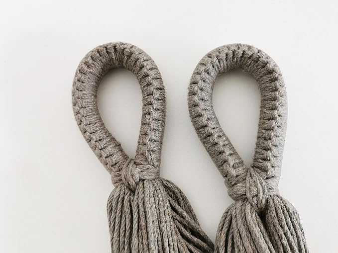 Traditional Mayan Hammock - Hammock Made with Thick Cotton Thread (Gray, Small)