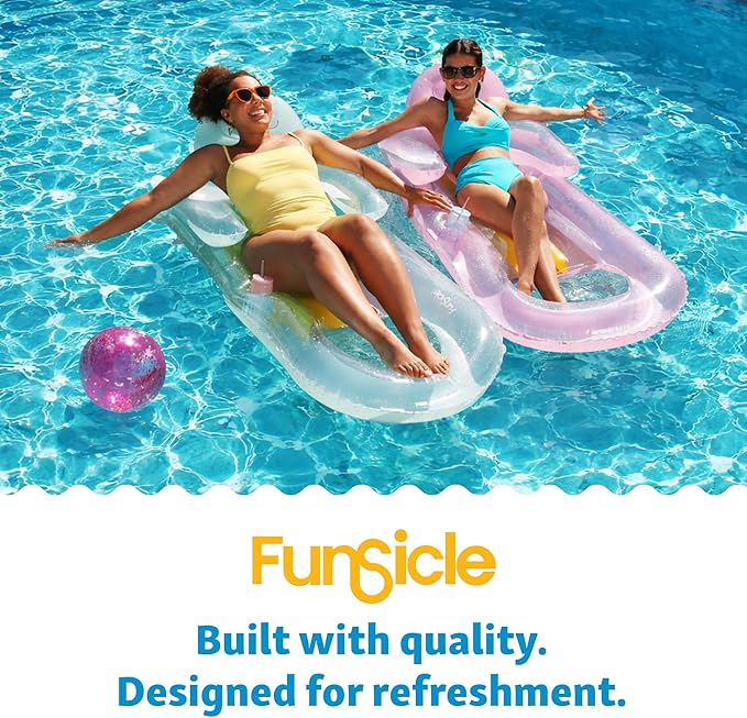 Funsicle Activity 15' x 48" Round Outdoor Above Ground Swimming Pool, Includes Repair Patch