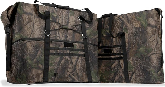 Xtreme Sight Line ~ G CUBƎ 450 + G SØLAR 180 Faraday Bag for Large Generators and Solar Panels ~ Protects Against EMP/CME/EMF/RF ~ Diamond Form Farday Lined Interior ~ Backwoods Camo
