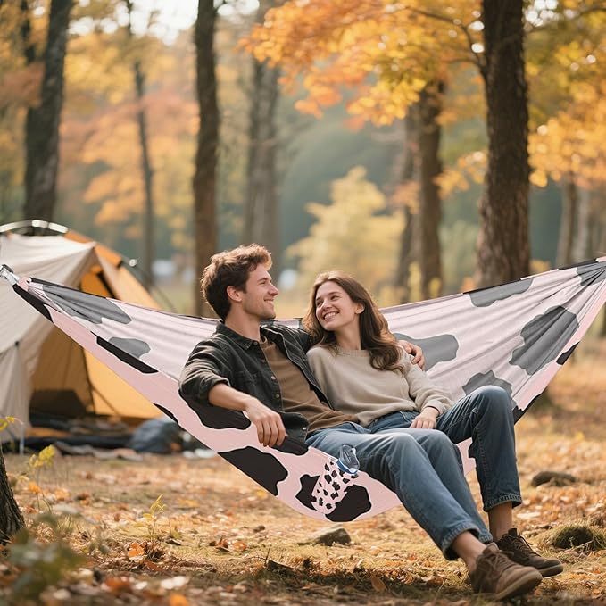 Leopard Print 330lb Capacity Outdoor Hammocks with Tree Straps Indoor Hammock for Patio Backyard Lounge Base hamacas para Deck