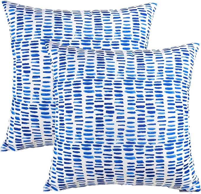 JMGBird Outside Pillows 18x18 Outdoor Throw Pillow Waterproof Outdoor Pillow