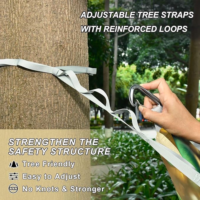 Hammocks for Outside Cute Dog Camping Hammock Portable Hammocks with Tree Straps and Carry Bag Camping Accessories for Hiking Beach Outdoor