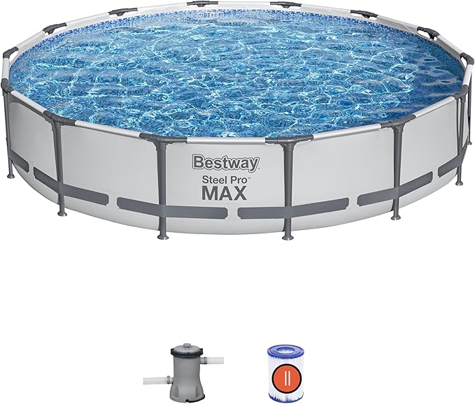 Bestway Steel Pro MAX Above Ground Pool Set, 4.27 m x 84 cm Size