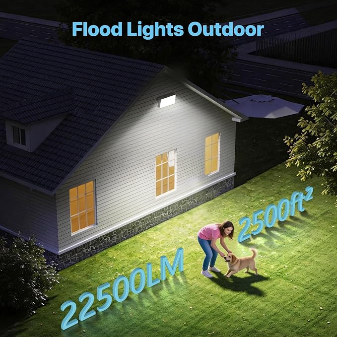 HYPERLITE LED Wall Pack Light: 150W Black Dusk to Dawn LED Outdoor Lighting - 5000K 120V Barn Lights Outdoor 2Packs for Paito Yard Shop Warehouse Parking Lot Factory UL Listed