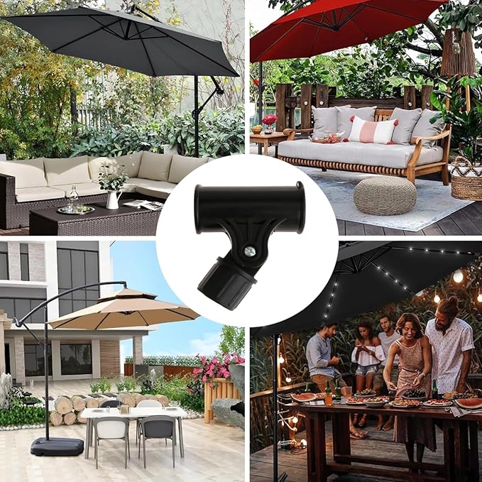 Patio Umbrella Accessories, Patio Umbrella Steering Bracket, Outdoor Umbrella Replacement Parts Outdoor Umbrella Accessories Heavy Duty Holder Parts Parasol Umbrella Replacement for Courtyard Patio