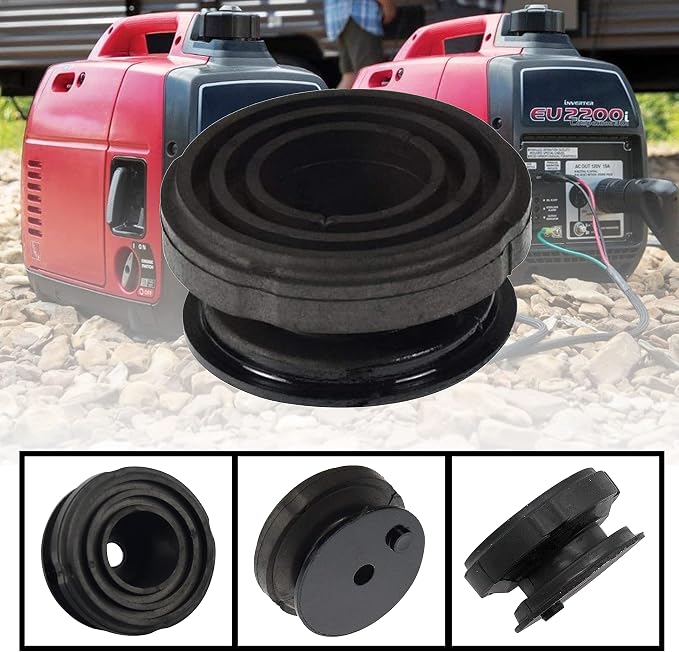 68325-Z07-003 Lower Rubber Foot Pads - by Huthbrother, Compatible With HD EB2000i & EU2000i, Fits Generator Lower Foot Rubber for EU2200 and EB2200 - Replace 68325-Z39-C90, 68325-Z44-A30 (4)