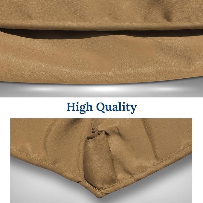 YardGrow 11.5ft 8 Ribs Umbrella Canopy Replacement for Patio Umbrella, Frame NOT Included, Umbrella Replacement Canopy ONLY