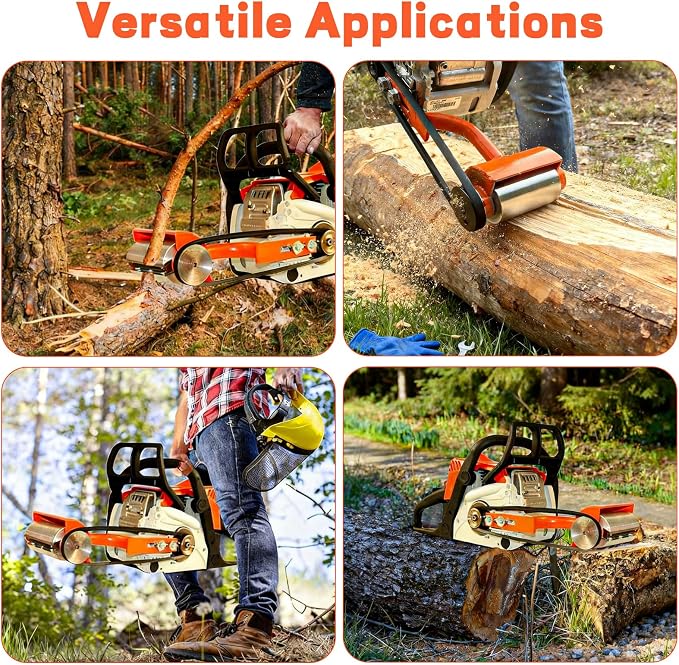 Log Peeler, Log Debarker Designed for Husqvarna and STIHL, Chainsaw Attachment for Wood Debarking,Chainsaw Accessories,Timber Framing Tool
