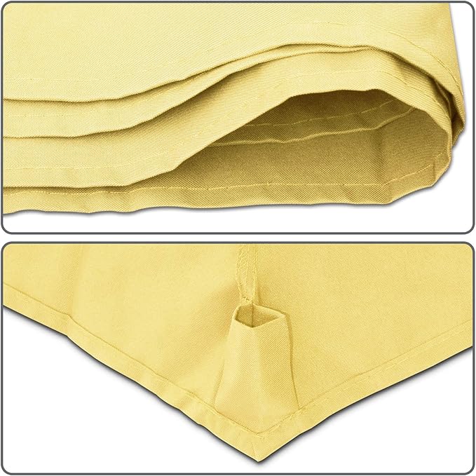 Replacement Patio Umbrella Canopy Cover for 13ft 8 Ribs Umbrella Taupe (CANOPY ONLY) (Beige)