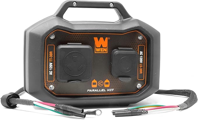 WEN GNA36i 30-Amp 3600-Watt Parallel Connection Kit for Inverter Generators, Black