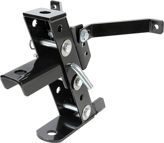 HECASA Adjustable Lawn Mower Hitch Universal Garden Tractor Hitch Compatible with John Deere Cub Cadet Husqvarna Craftsman Riding Mowers