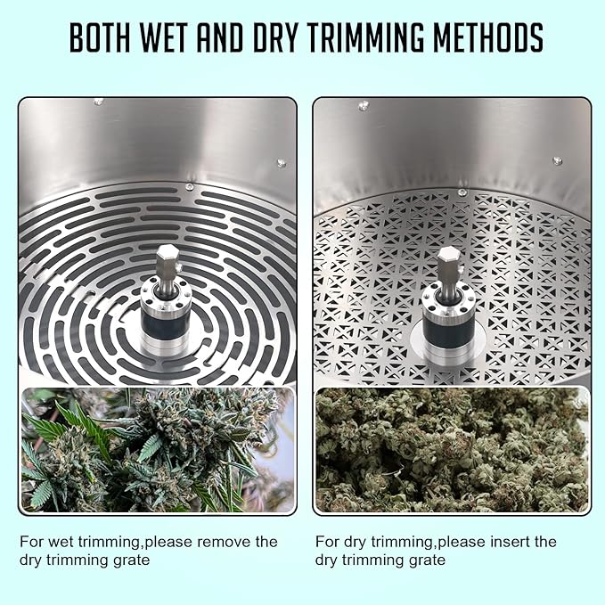 16inch Electric Bud Trimmer - Visual Cutting Leaf Trimmer with Brush-Less Motor for Hydroponic Trim Twisted Spin Cut Plant Bud Leaf & Flower