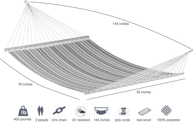 Quilted Hammock (Beige Pattern)