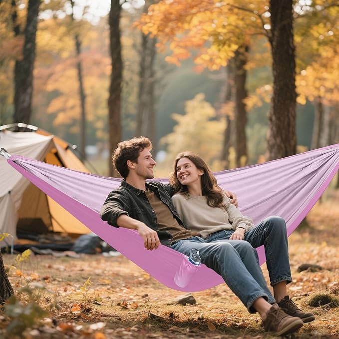 Pink Gradient 330lb Capacity Hammocks with Hanging Rope Hanging Hammock for Indoor Outdoor Patio hamacas para Patio