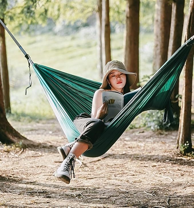 Hangmat 1-Person Indoor Outdoor Brazilian-Style Double 270 * 140cm Hammock Portable Carrying Bag Buiten Hammock(A)