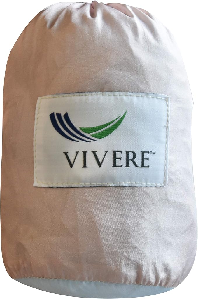 Vivere Double Parachute Camping Hammock, Includes Stuff-Sack (Sand/Sky)