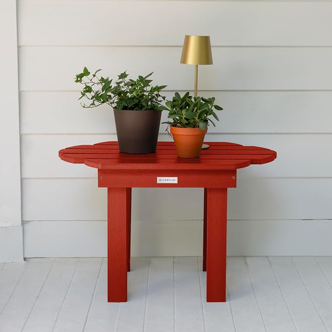 Highwood Classic Westport Side Table, Rustic Red