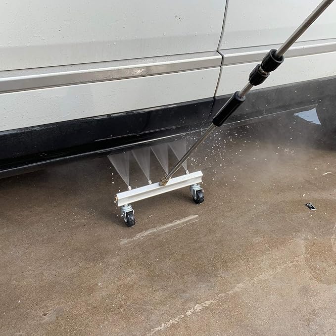 M MINGLE Pressure Washer Undercarriage Cleaner, Under Car Wash, 4000 PSI (13 Inch)