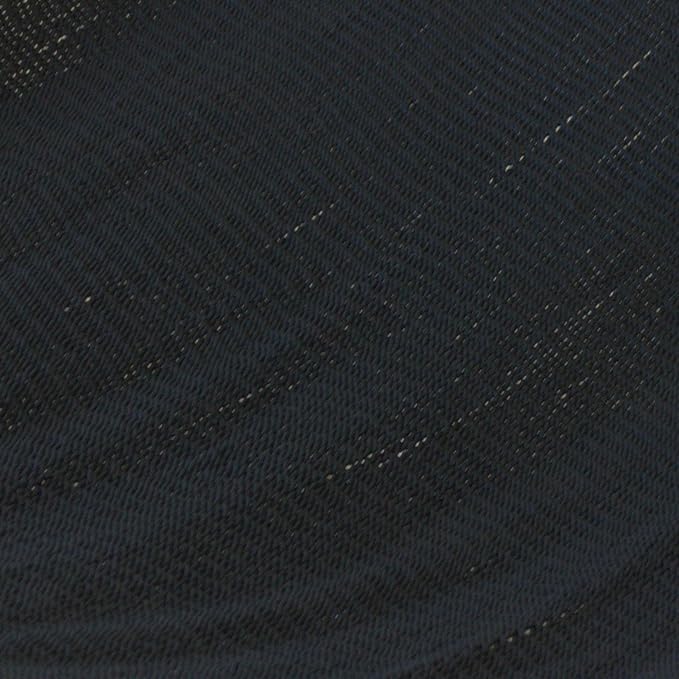 Jumbo Caribbean Hammock - 55 Inch - Soft-Spun Polyester - Black