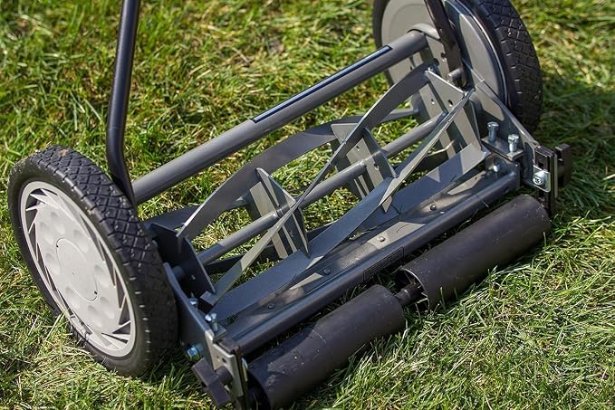 Great States 415-16 16-Inch Reel Mower Standard Full Feature Lawn Mower with T-Style Handle and Heat Treated Blades
