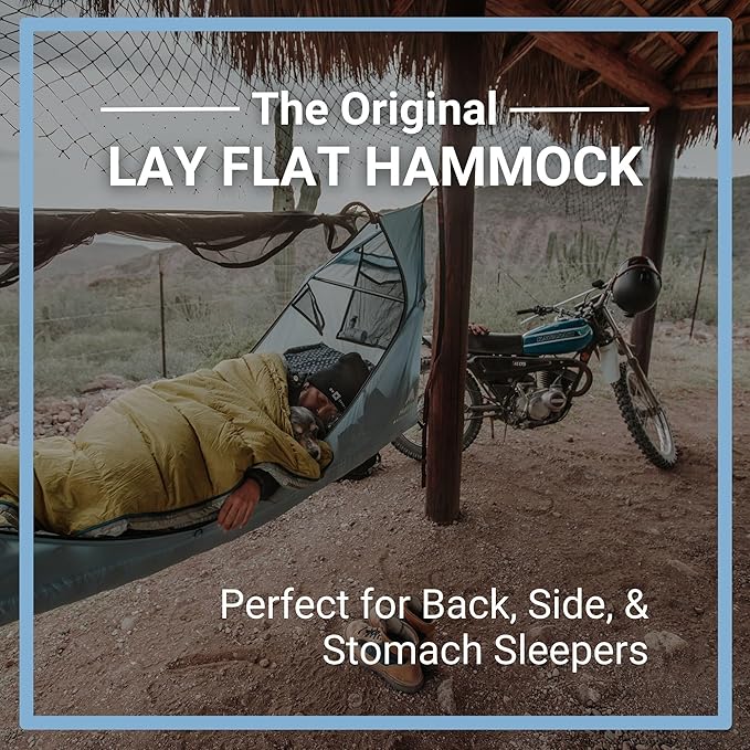 Haven Tents Lay Flat Hammock Tent - Waterproof Camping Hammock with Mosquito Net, Insulated Pad and Rainfly - Haven Tent, Haven XL, Haven Safari