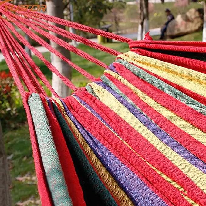 Hammocks for Trees Chair, Portable Lightweight Hammock, Comfortable Fabric Hammock, Camping Hammock with Ropes, for Backyard, Porch, Outdoor and Indoor Use