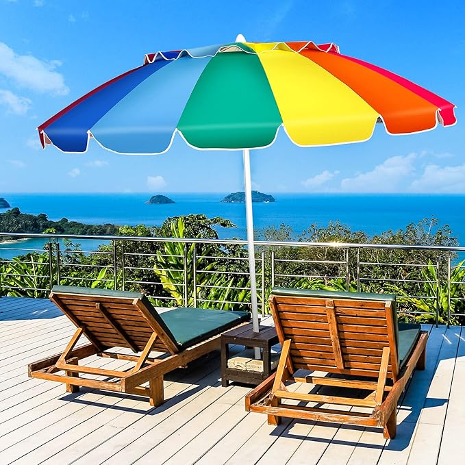 Giantex 8 Ft Beach Umbrella