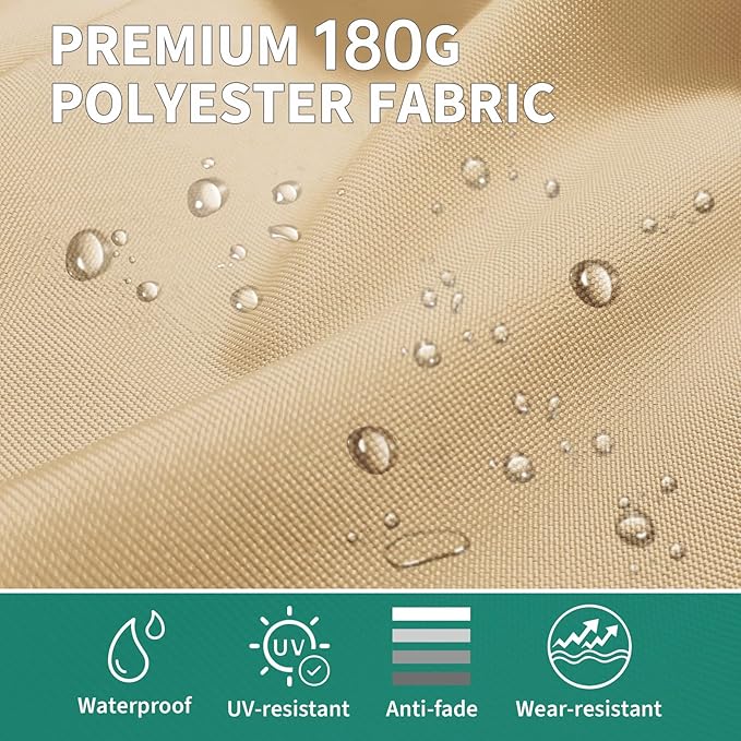 15 ft Umbrella Outdoor Patio with Base, Double-Sided Rectangular Outdoor Shade,UV & Fade-Resistant Polyester, Easy Crank Lift,Waterproof Market Umbrella for Pool, Garden, Backyard