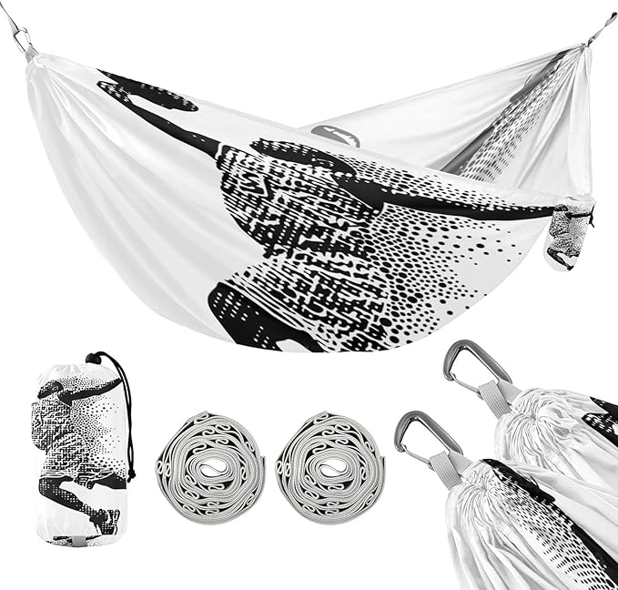 Basketball Player 330lb Capacity Outdoor Hammock with Portabl Carry Bag Fabric Hammock for Indoor Outdoor Patio Silla colgante para Patio Exterior