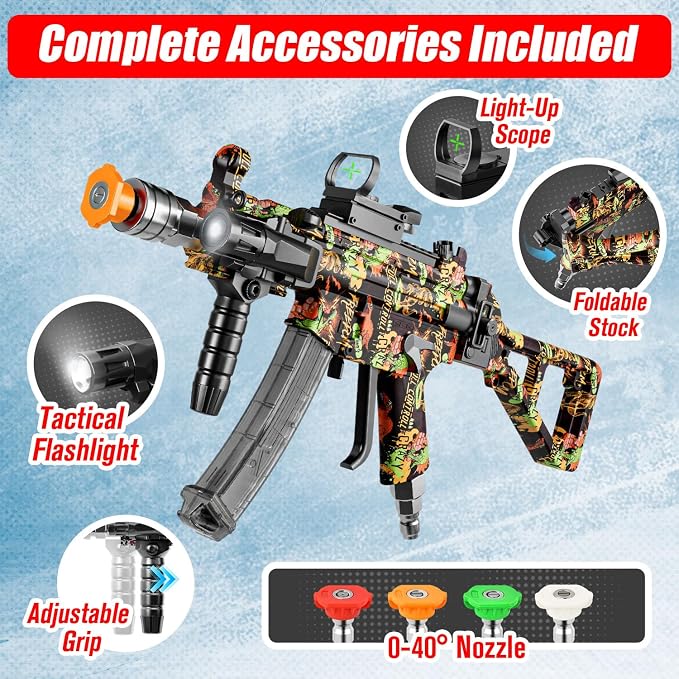 Swivel Pressure Washer Gun 3600 PSI – Easy Pull Trigger Handle with 3/8" Quick Connect Plug, Foam Cannon Compatible for Car, Home & Outdoor Cleaning (Green)