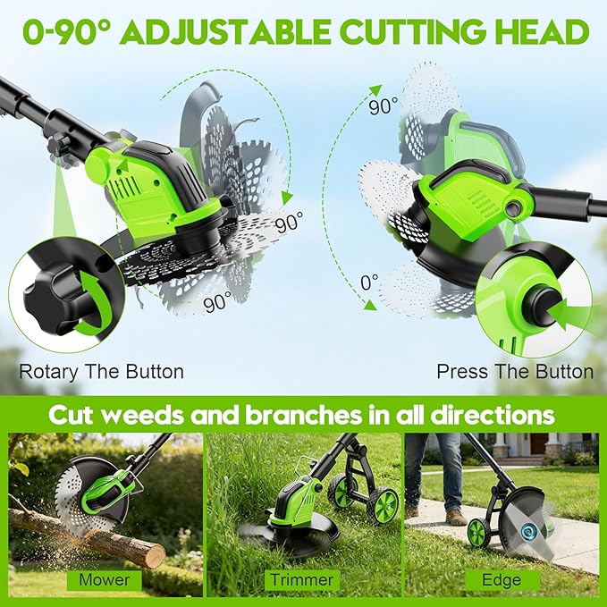 Weed Wacker with Wheels