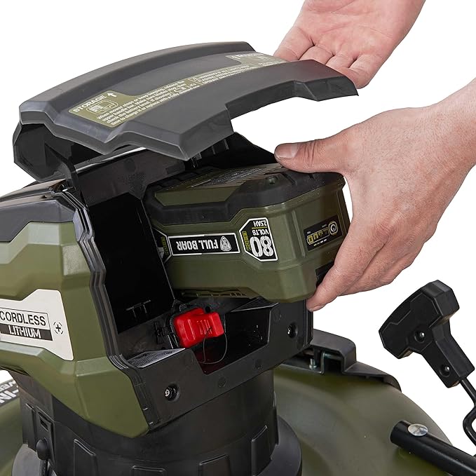 80V Brushless 20 in. Cordless Battery Walk Behind Push Lawn Mower, 2.5 Ah Battery and 1 Charger Included